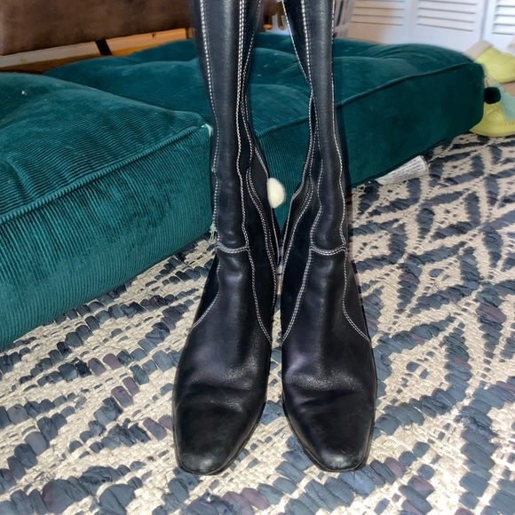 Vintage ANNE KLEIN genuine leather calf boots - Picture 4 of 7